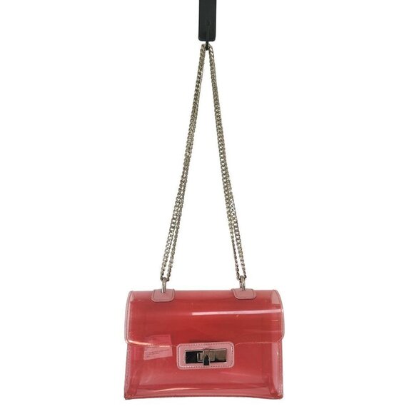 Handbags - Barbiecore Pink Acrylic Purse Baguette Minibag Metal Chain Handle